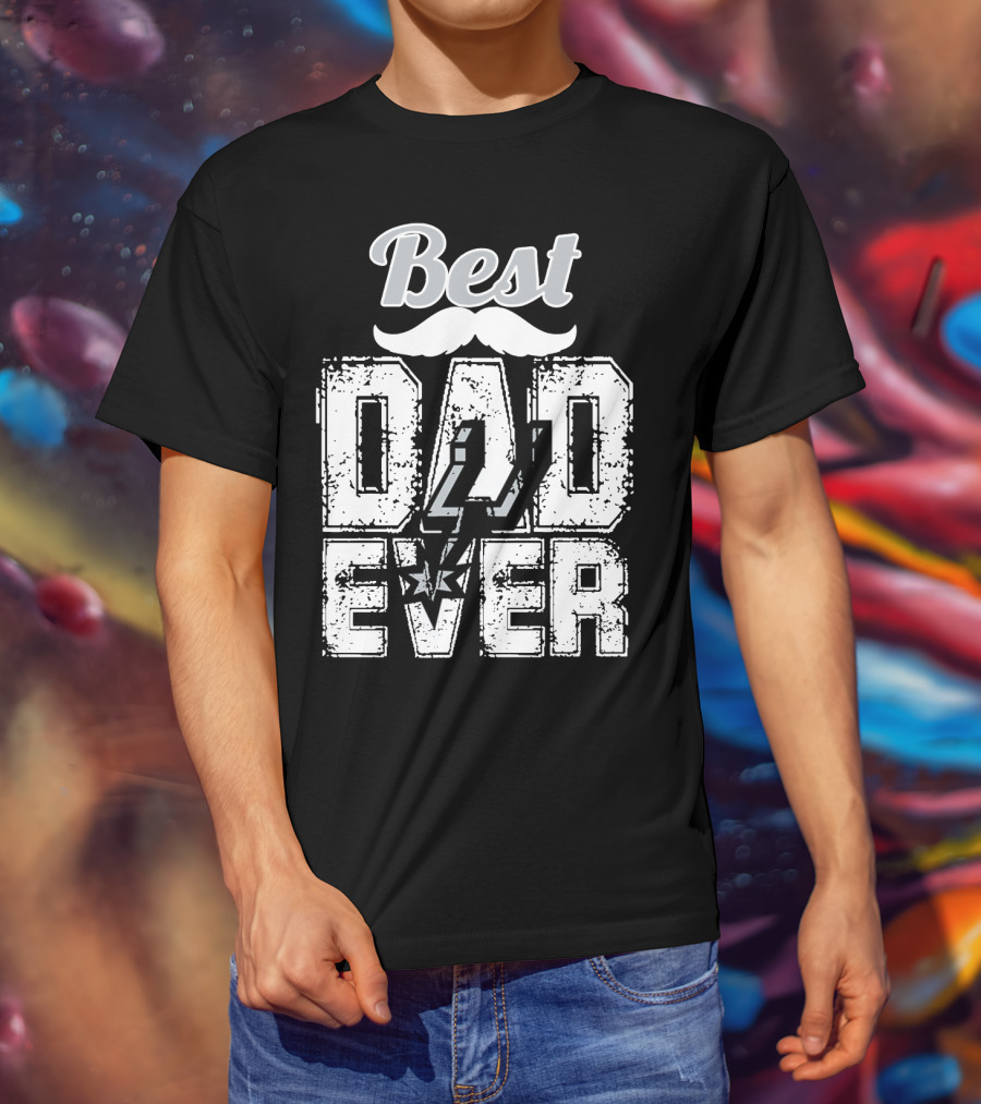 Best Dad Ever Spurs T-Shirt