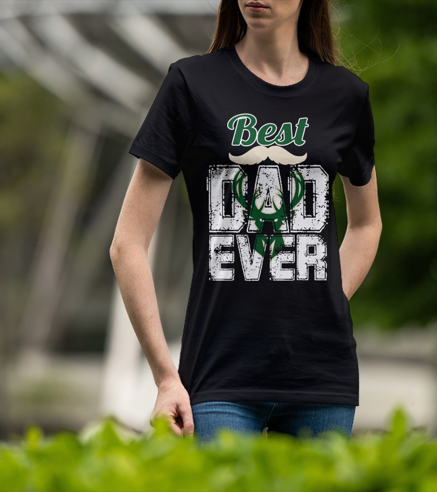 Best Dad Ever Bucks T-Shirt