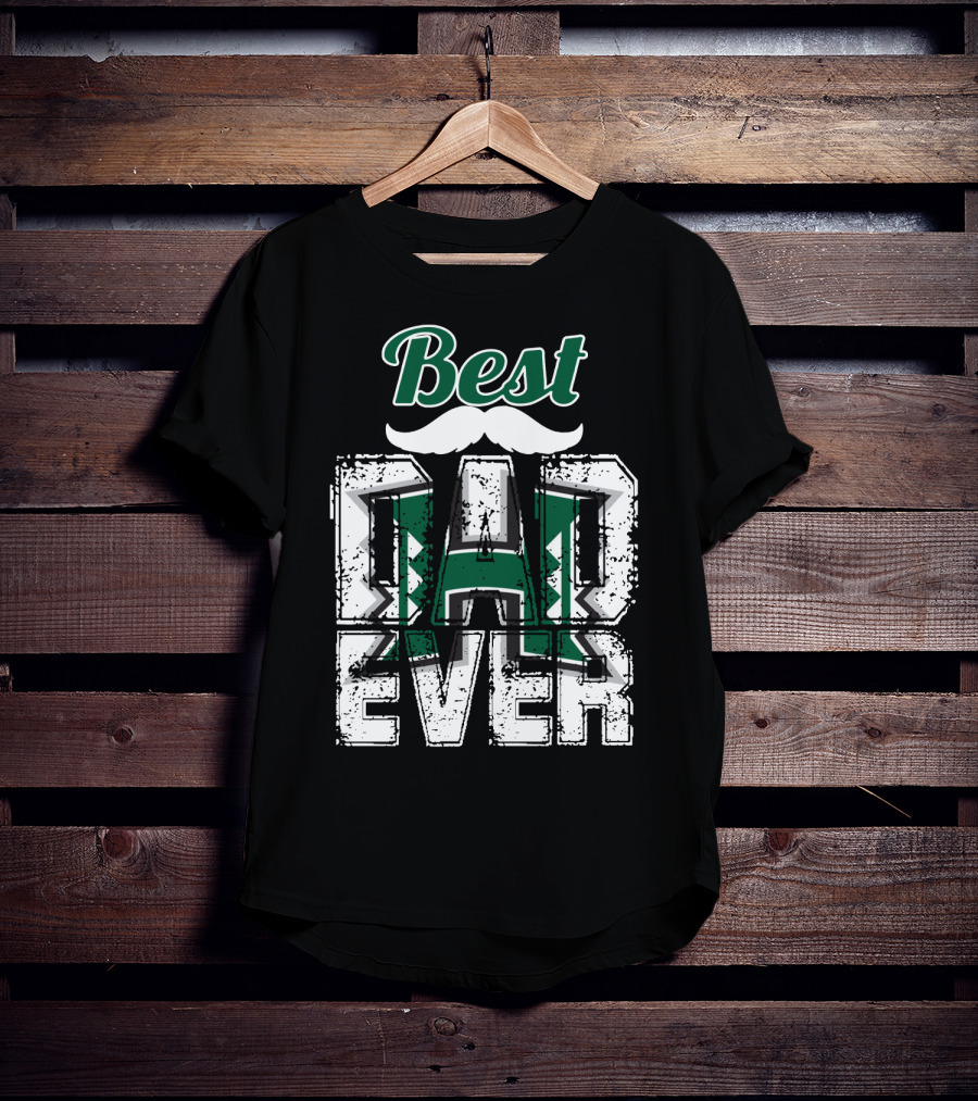 Best Dad Ever Hawaii Rainbow Warriors T-Shirt