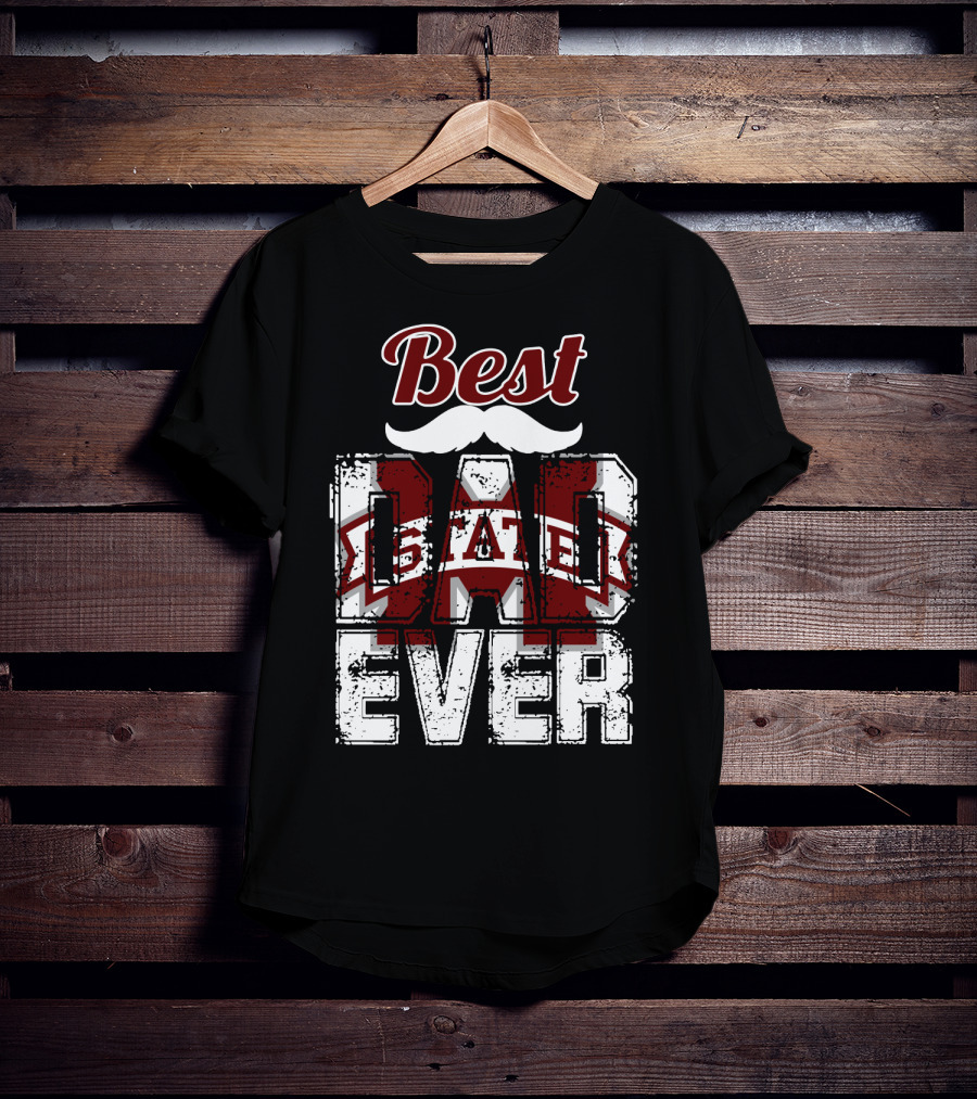 Best Mississippi State Bulldogs Dad Ever T-Shirt