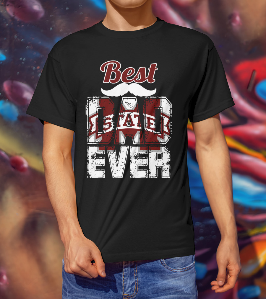 Best Mississippi State Bulldogs Dad Ever T-Shirt