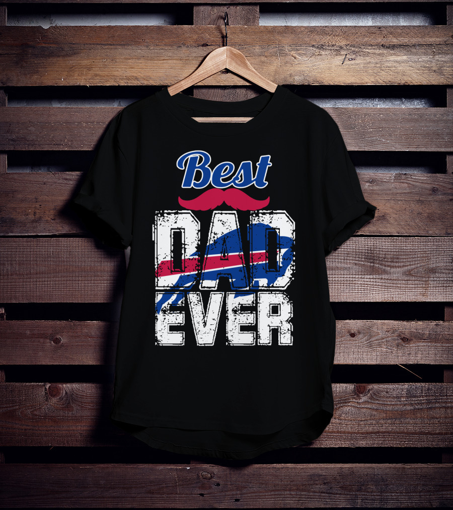 Best Dad Ever Bills Football T-Shirt