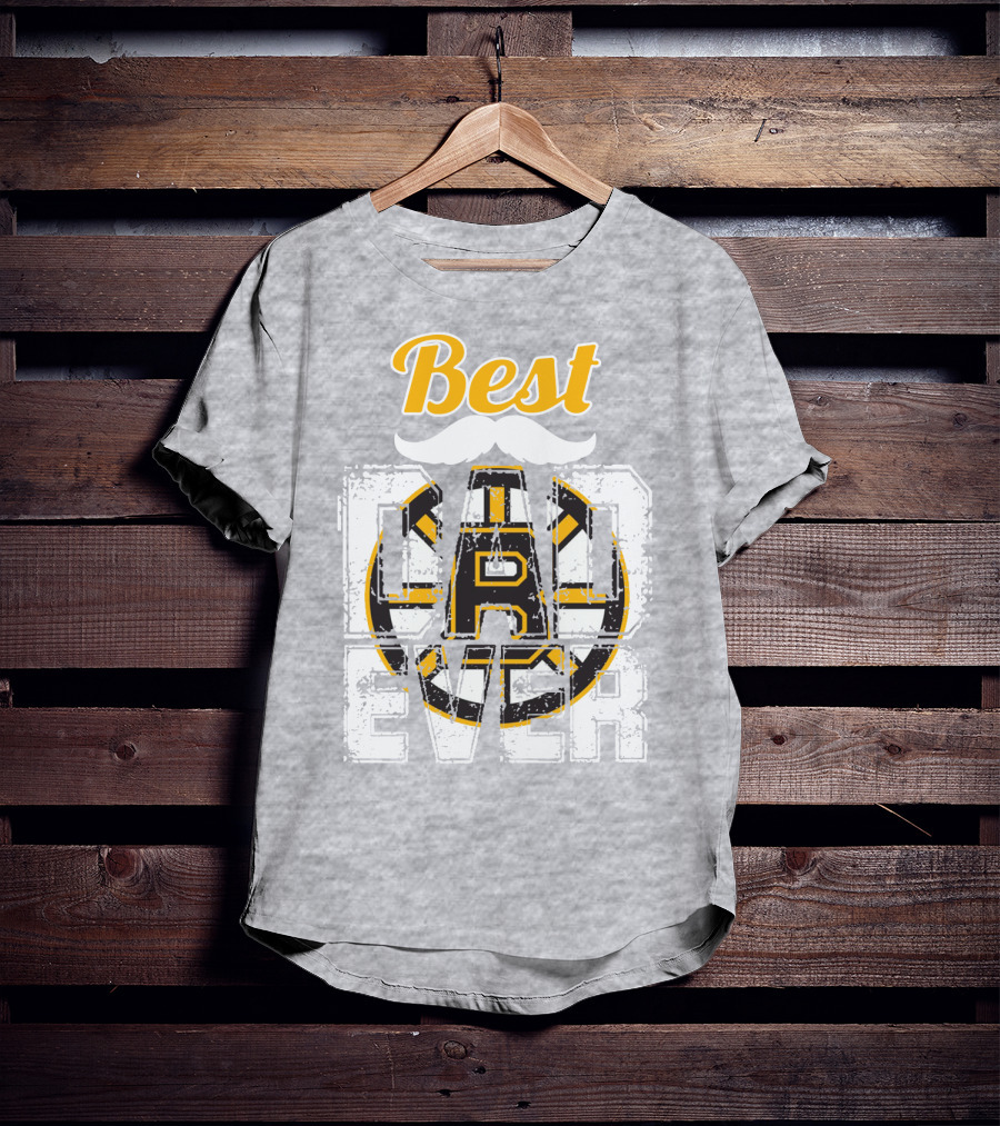 Best Dad Ever Bruins T-Shirt