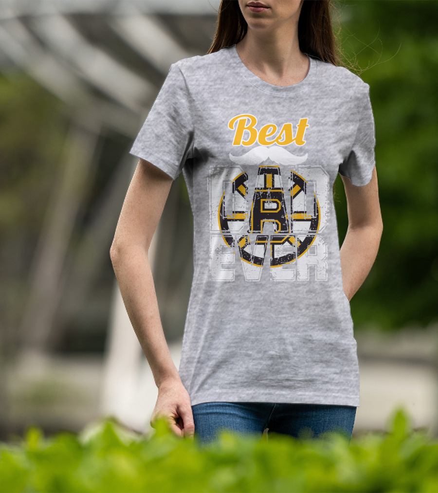Best Dad Ever Bruins T-Shirt