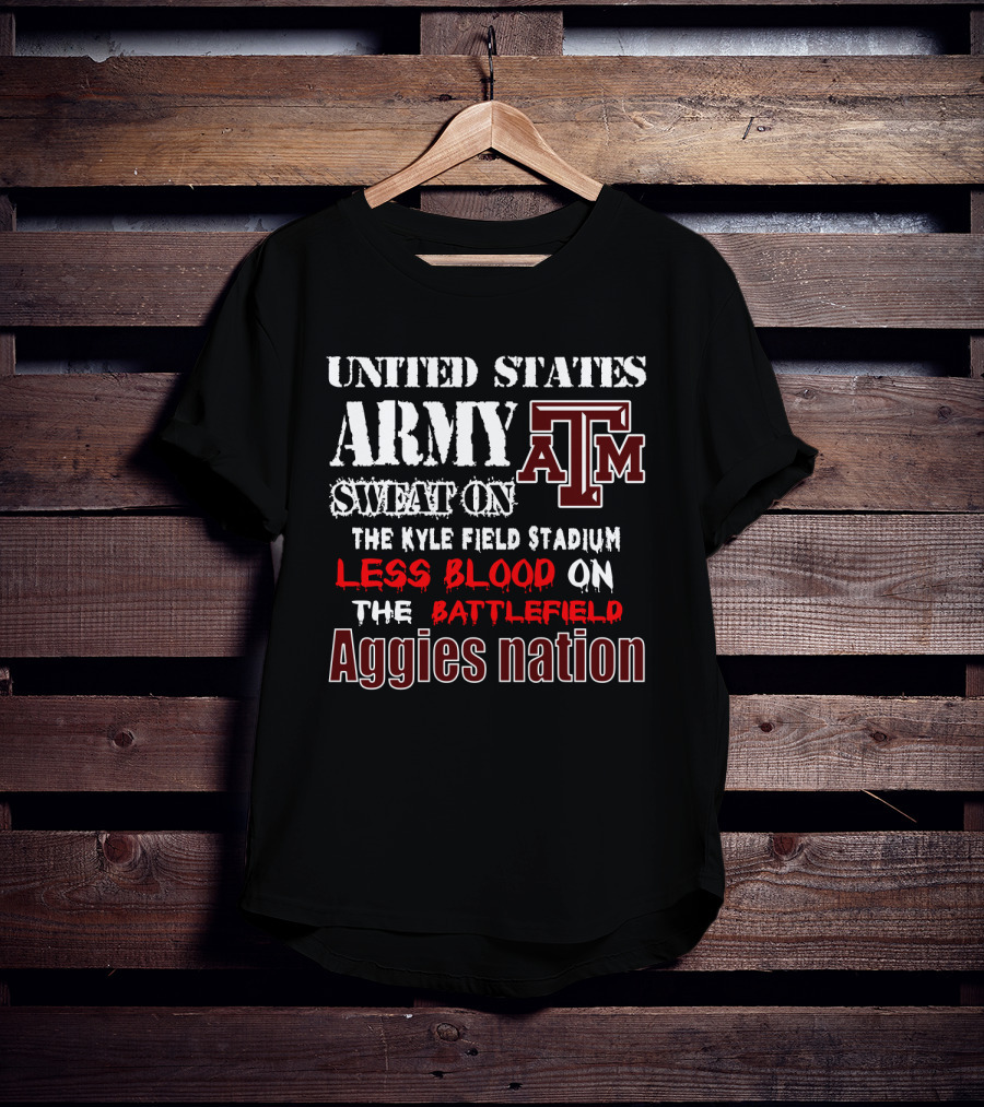 United States Army Texas Am The Kyle Field Stadium Aggies Nation T-Shirt
