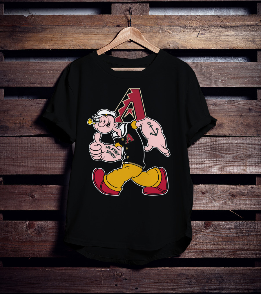 Arizona Diamondbacks A Popeye My Story Begins T-Shirt