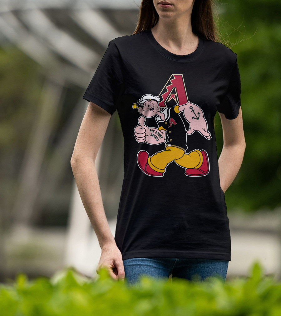 Arizona Diamondbacks A Popeye My Story Begins T-Shirt