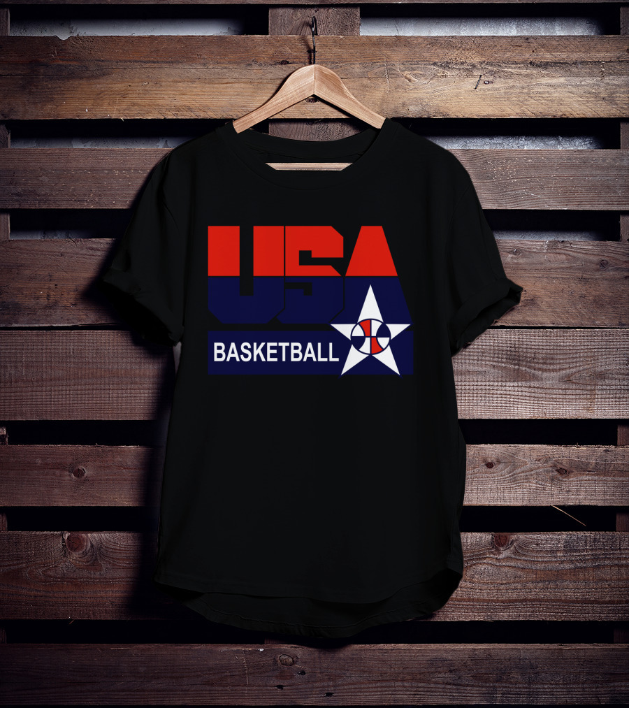 Usa Basketball Star Icon T-Shirt