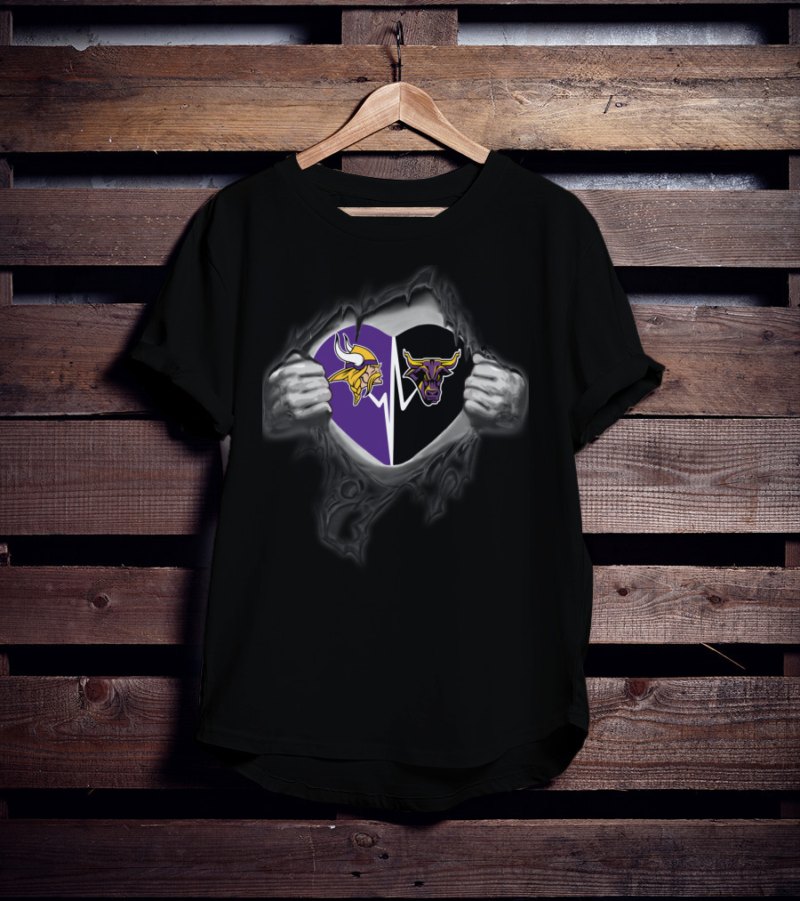 Vikings Mankato Mavericks Split T-Shirt