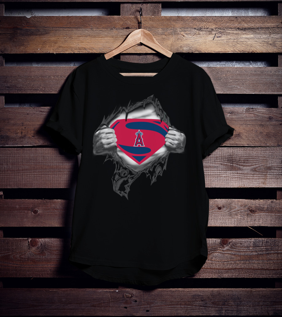 Superman Los Angeles Angels T-Shirt