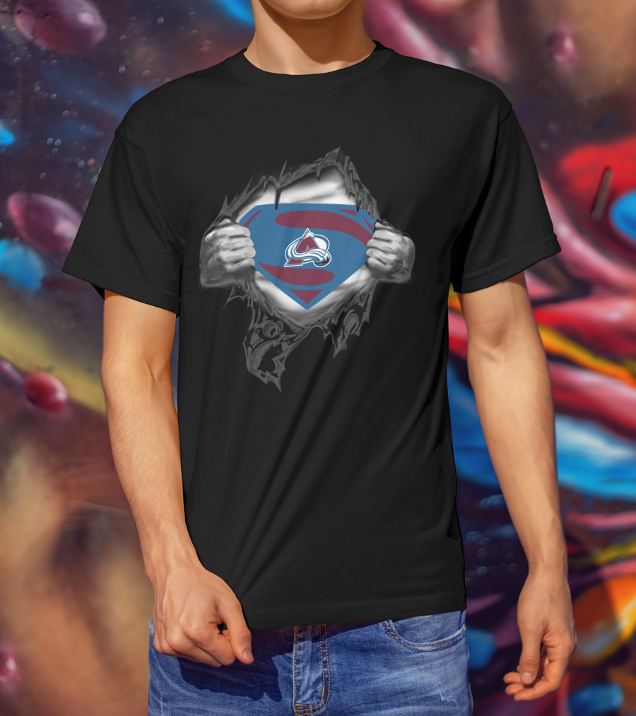 Colorado Avalanche Superhero T-Shirt