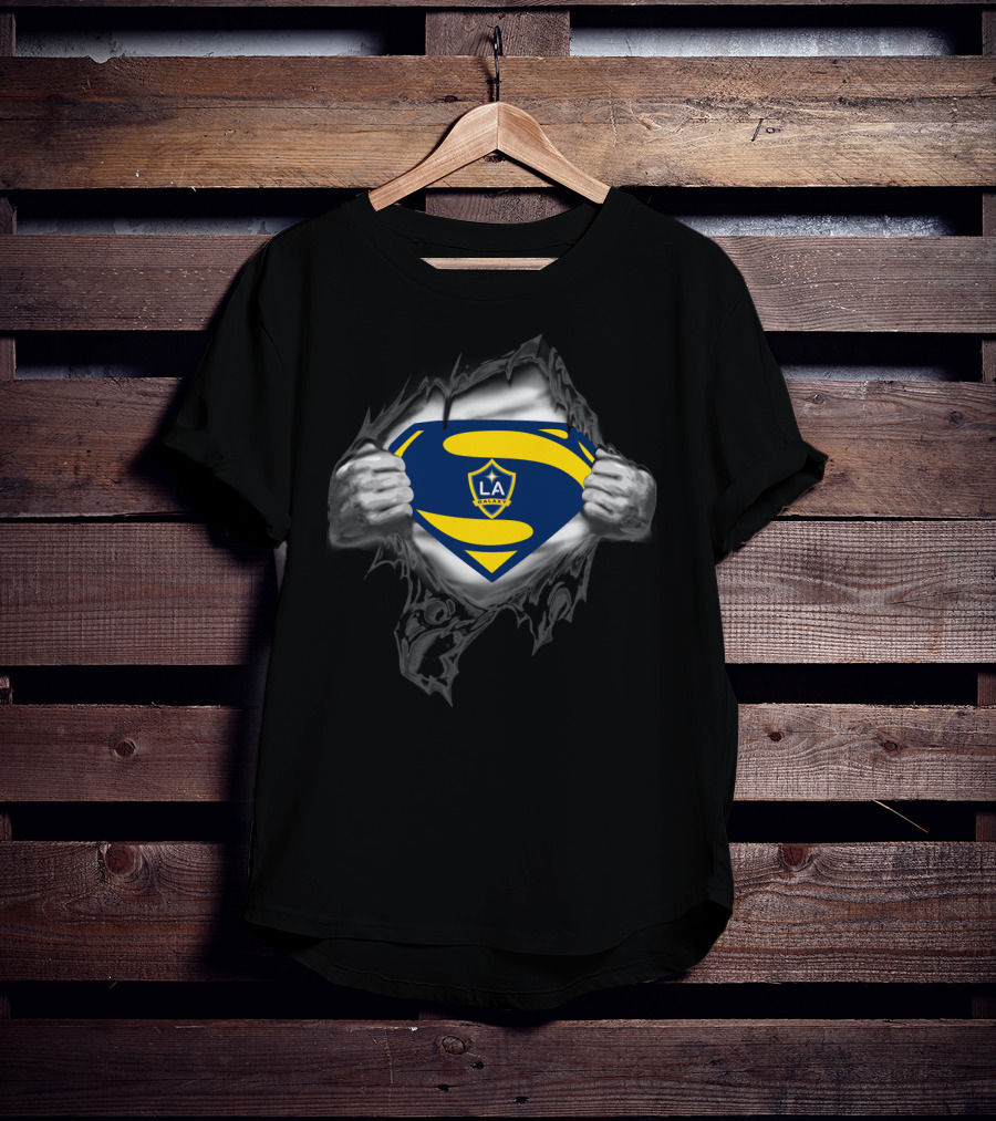 Superman Style La Galaxy Superman Emblem T-Shirt