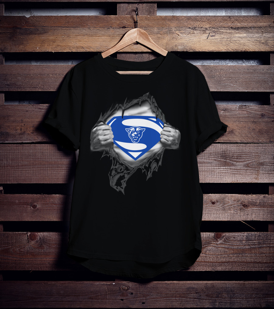 Superhero Emblem Georgia State Panthers 200 T-Shirt