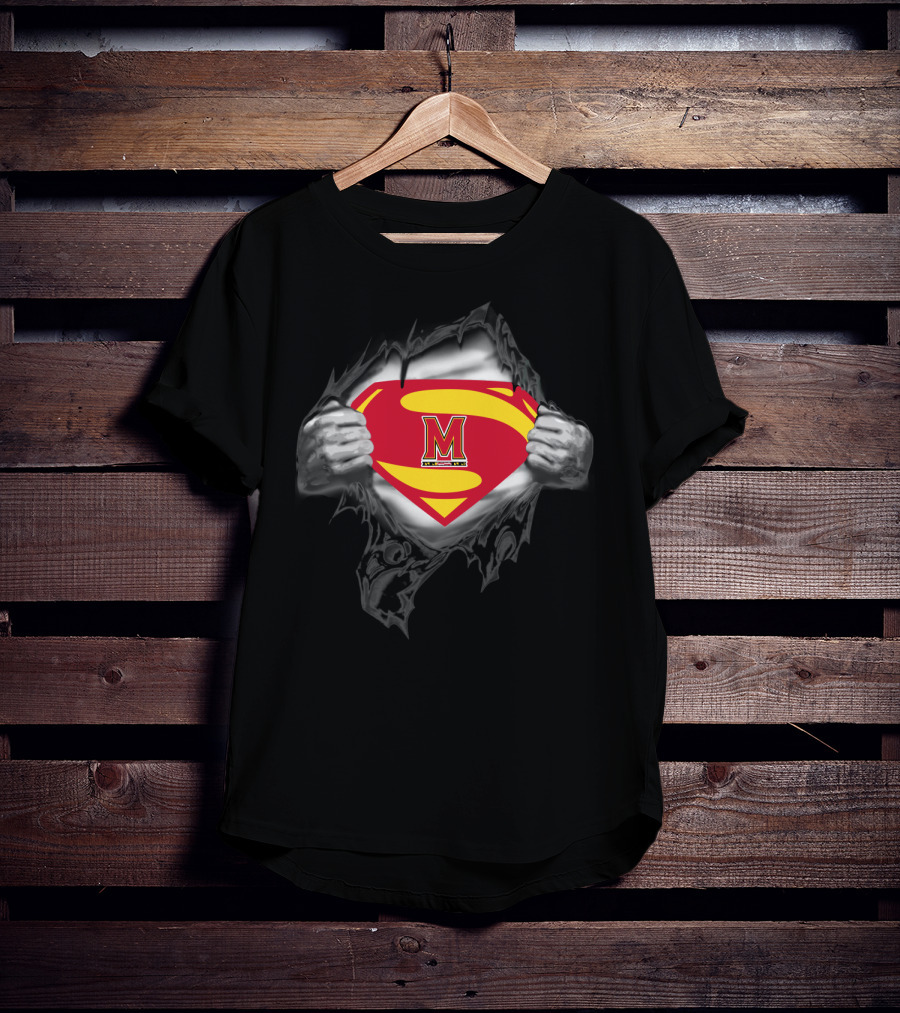 Superman Maryland Terrapins T-Shirt