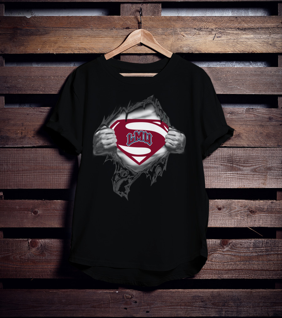 Superman Logo Lmu Loyola Marymount Lions T-Shirt