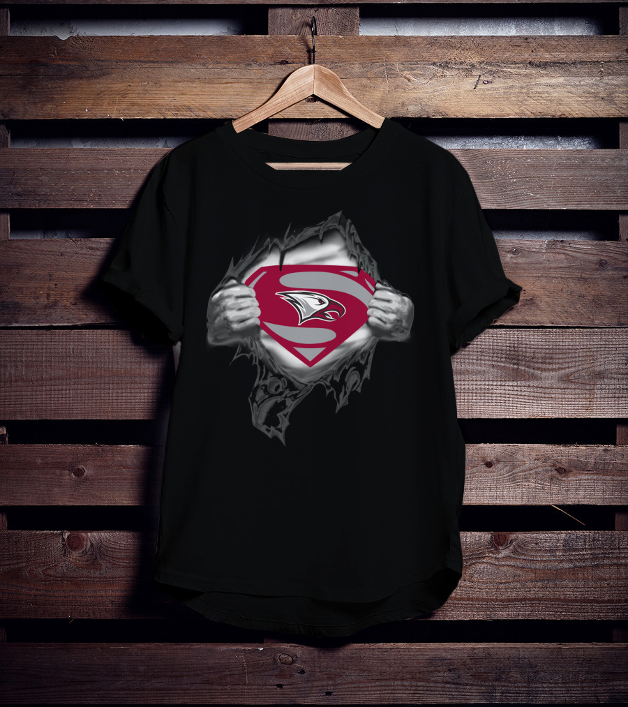 North Carolina Central Eagles Superman Logo Burst T-Shirt