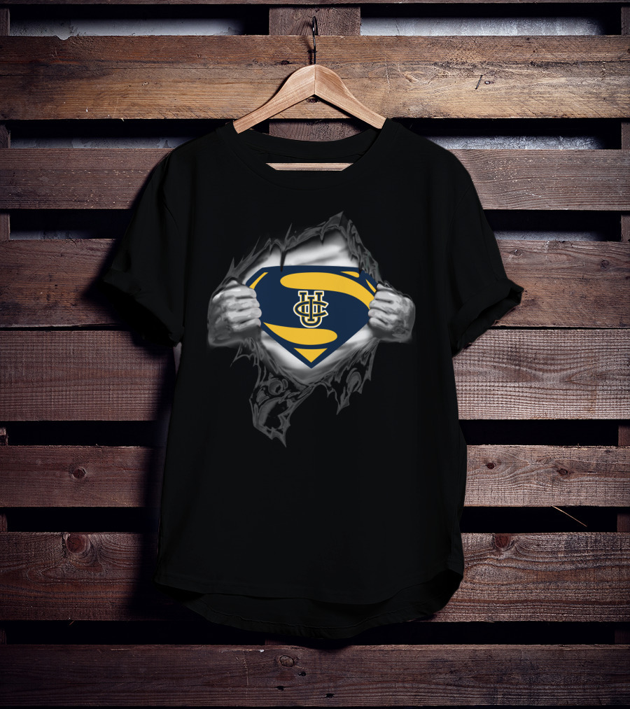 Uc Irvine Anteaters Superman Logo Style Rip Reveal T-Shirt