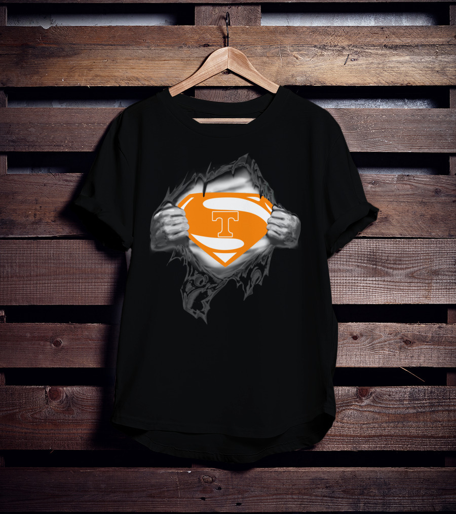 Tennessee Volunteers Superman Shield T-Shirt