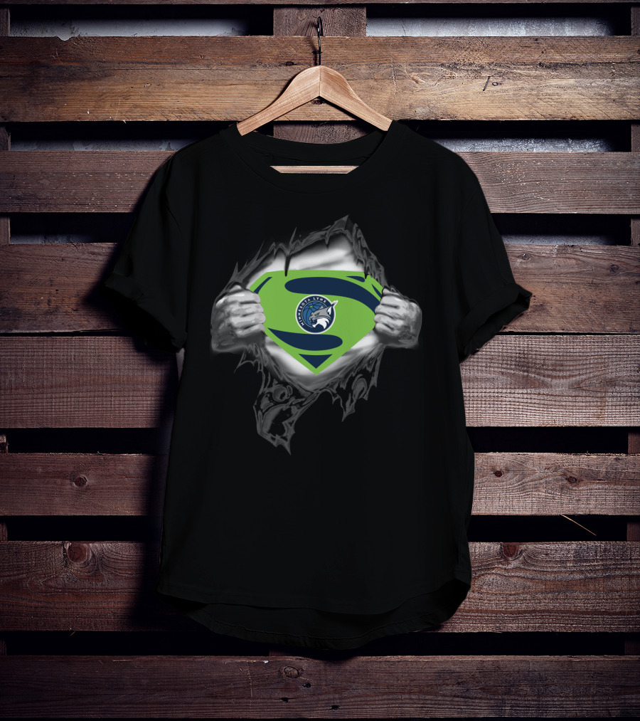 Minnesota Lynx Superpower Logo Superman Style 405 T-Shirt