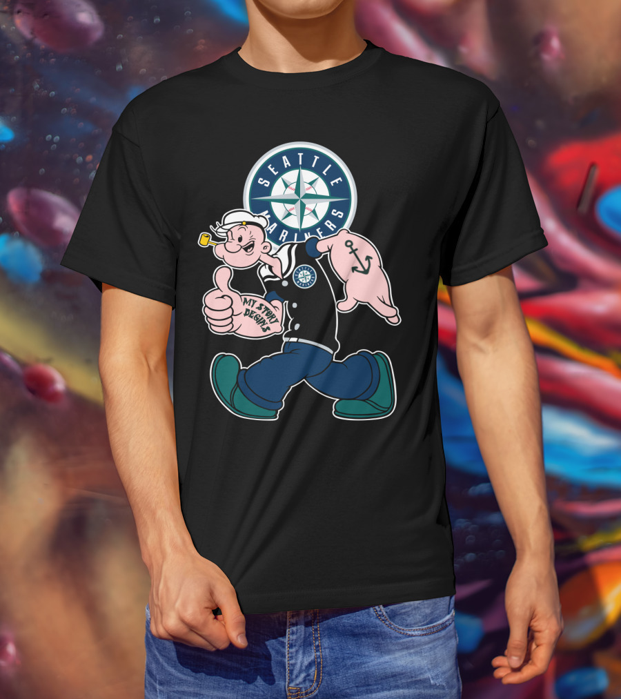 Seattle Mariners Popeye My Story Begins T-Shirt