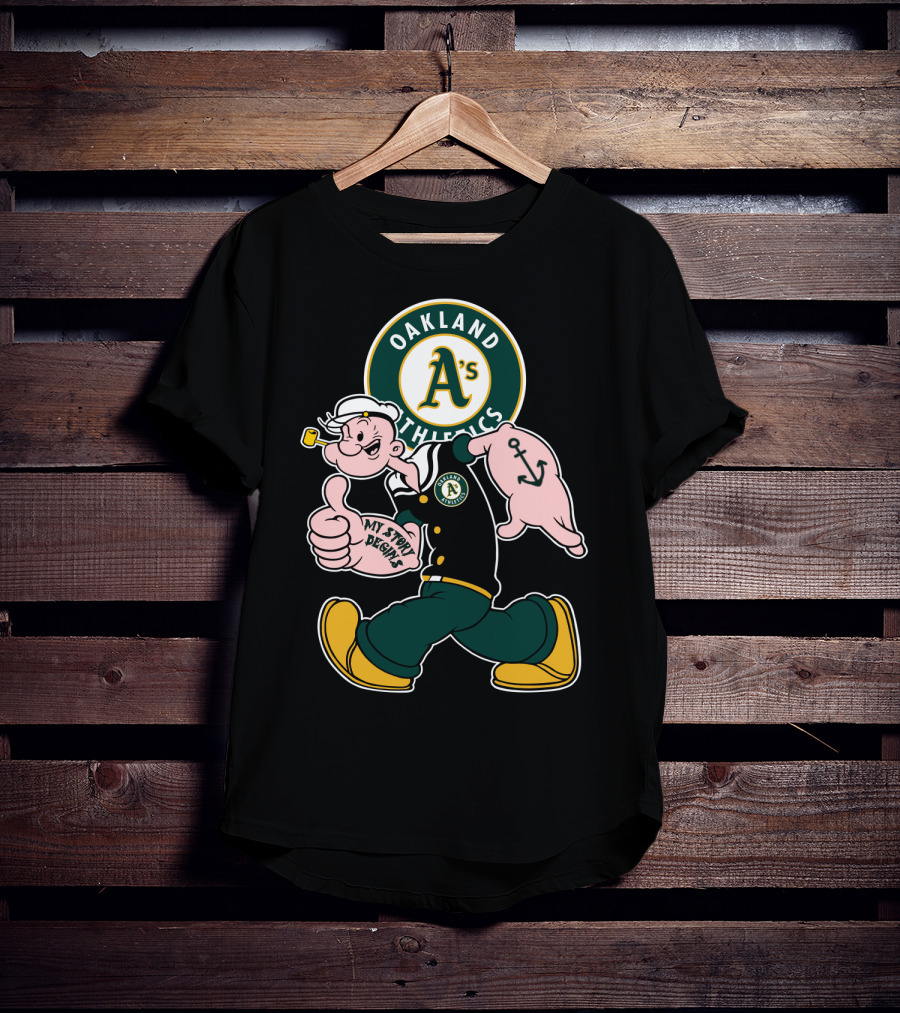 Oakland Athletics A's My Story Begins 38 T-Shirt
