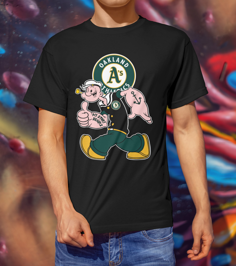 Oakland Athletics A's My Story Begins 38 T-Shirt