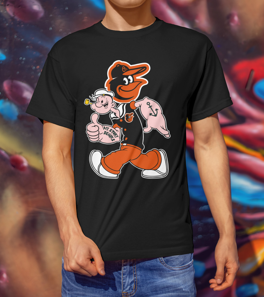 Baltimore Orioles My Story Begins Anchor T-Shirt