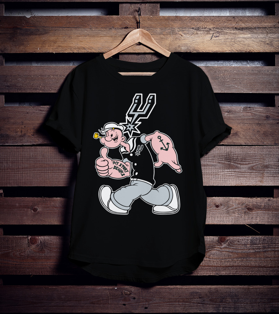 San Antonio Spurs My Story Designs 1996 T-Shirt