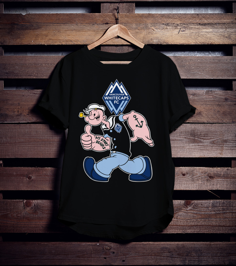 Vancouver Whitecaps Fc Popeye My Story Begins T-Shirt
