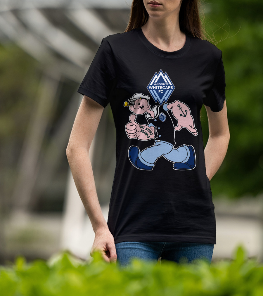 Vancouver Whitecaps Fc Popeye My Story Begins T-Shirt