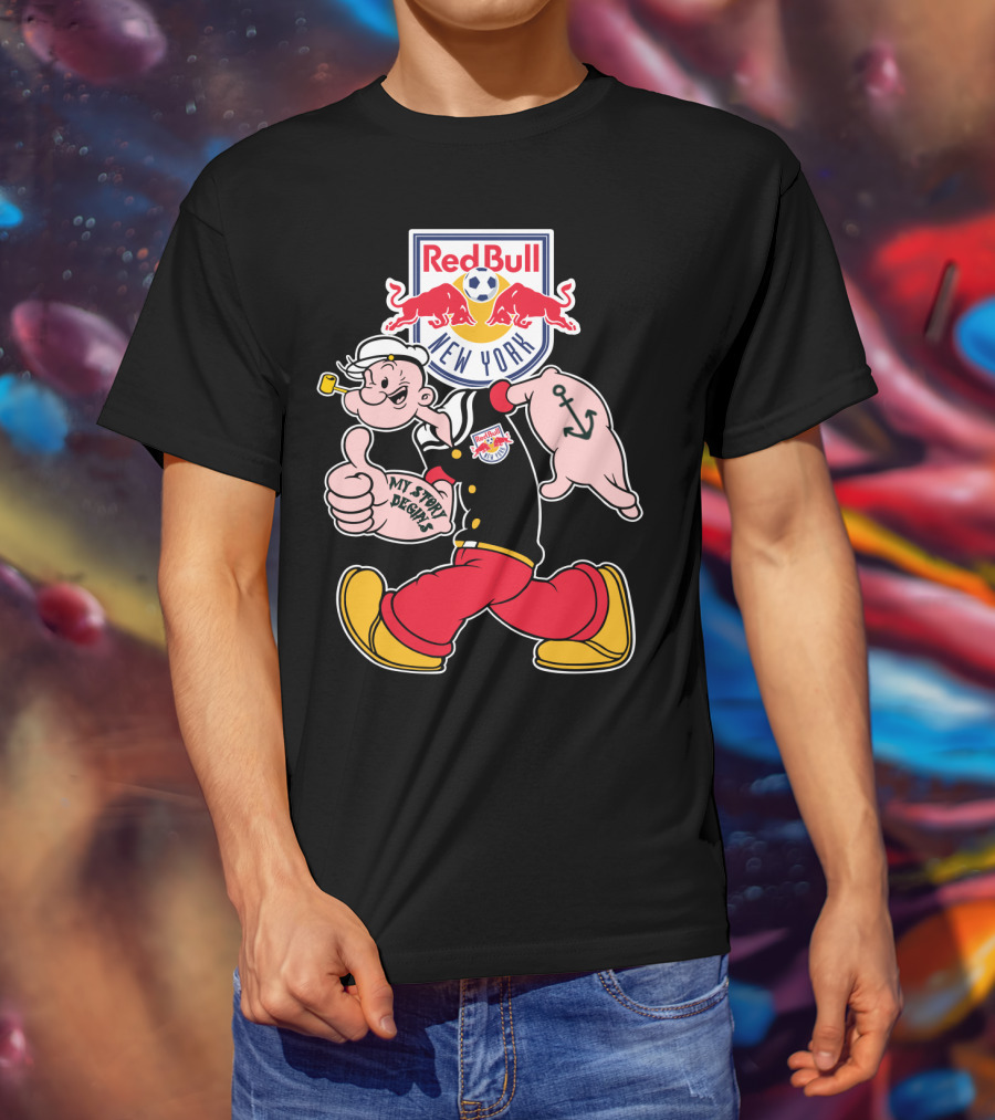 New York Red Bulls Popeye My Story Begins T-Shirt