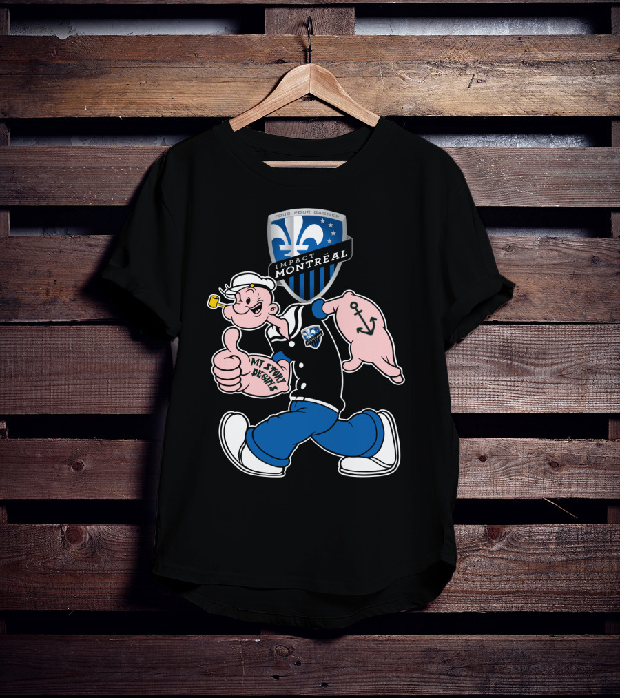 Tous Pour Gagner Impact Montreal My Story Designs T-Shirt