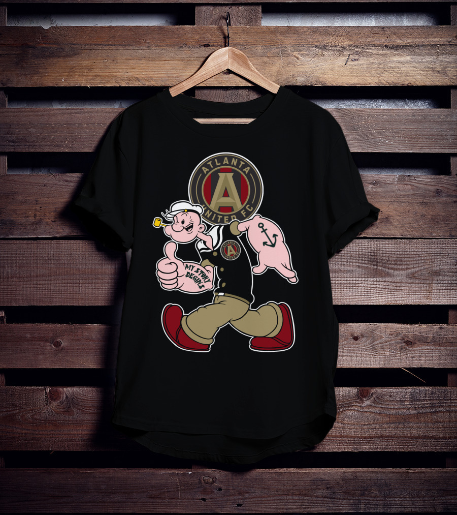 Atlanta United Fc Popeye My Story Begins T-Shirt