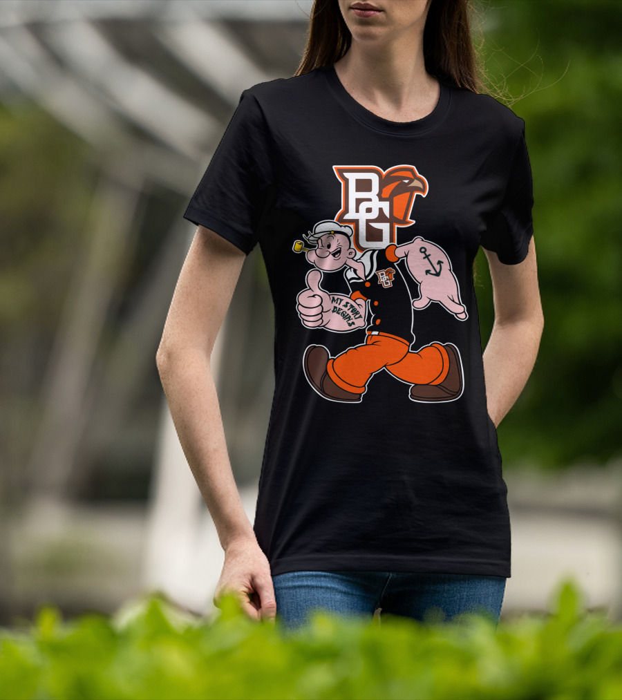 Bg Falcons My Story Designs Popeye 150 T-Shirt