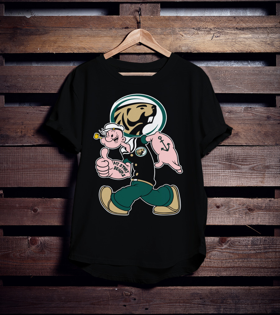 Bemidji State Beavers Popeye My Story Designs T-Shirt