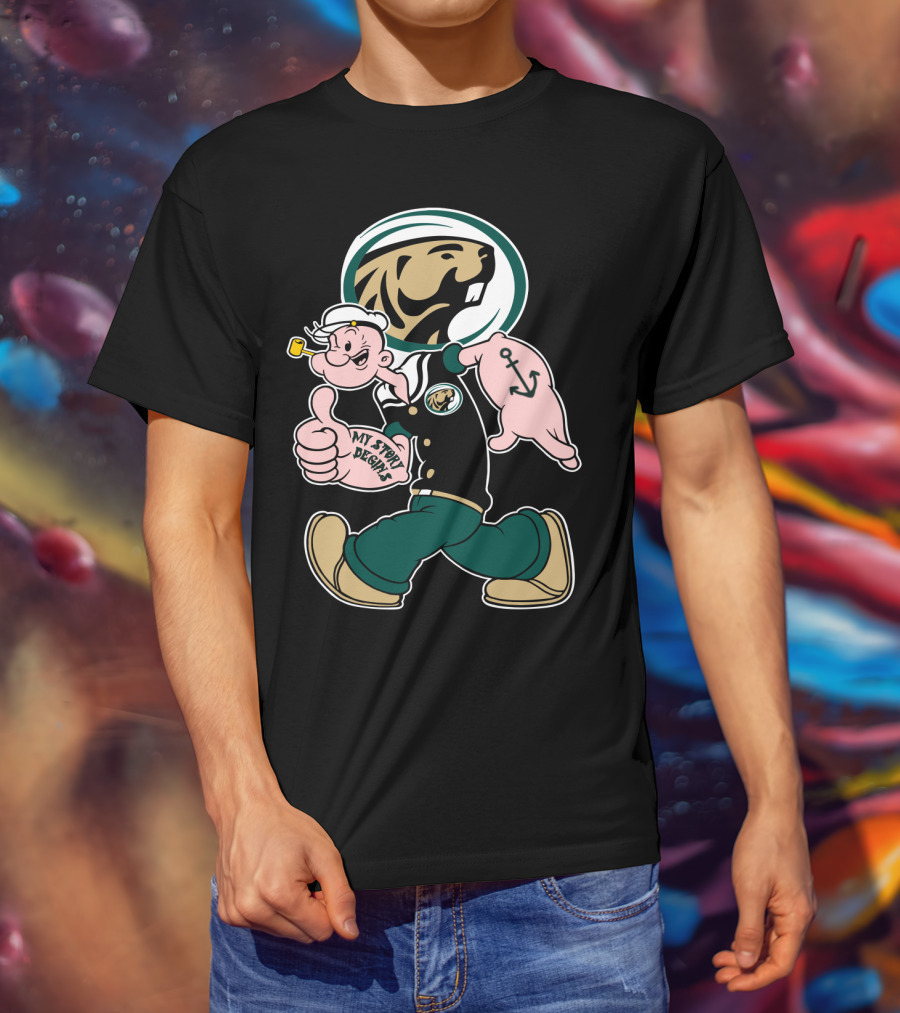 Bemidji State Beavers Popeye My Story Designs T-Shirt