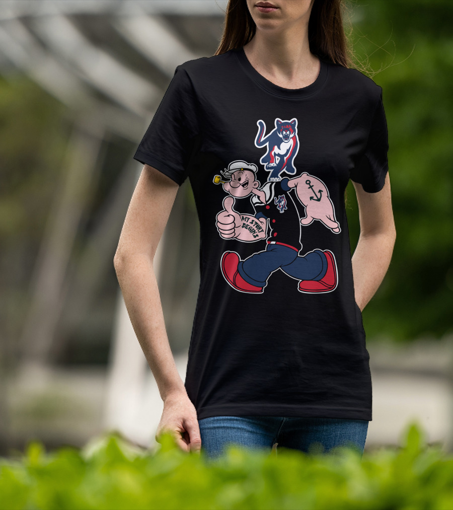 Popeye My Story Designs 177 Columbus St Cougars T-Shirt