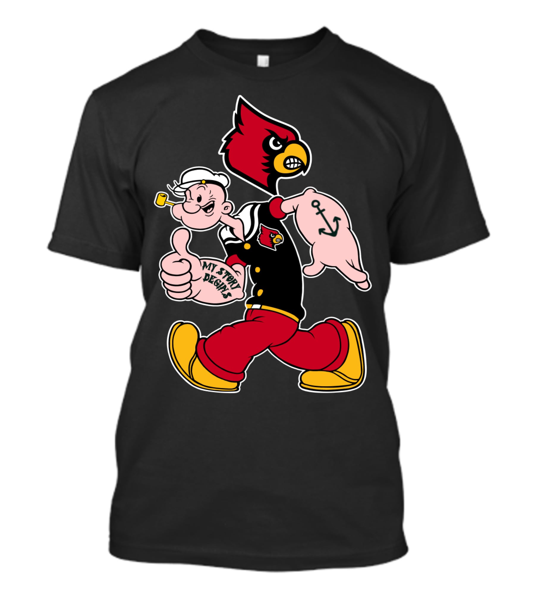 Louisville Cardinals My Story Begins T-Shirt
