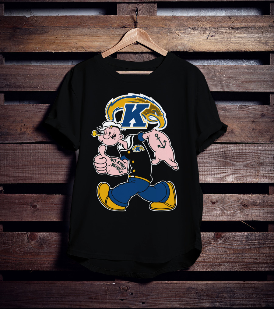Kent State Golden Flashes Popeye My Story Begins T-Shirt