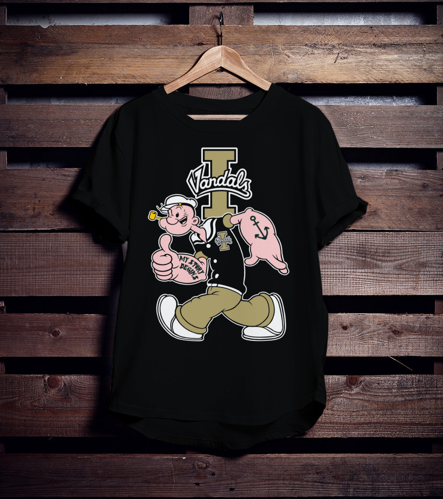 Idaho Vandals Popeye My Story Begins T-Shirt
