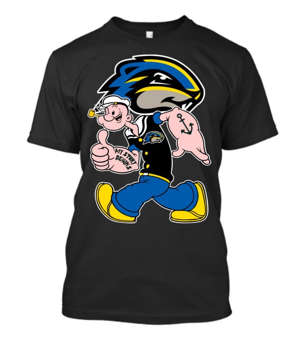 Goucher Gophers My Story Begins Walker With Anchor Tattoo T-Shirt