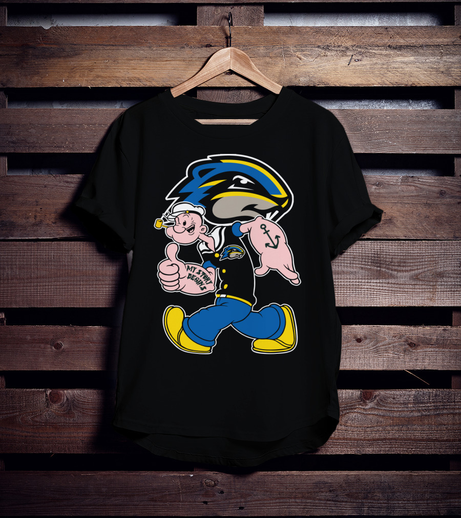 Goucher Gophers My Story Begins Walker With Anchor Tattoo T-Shirt
