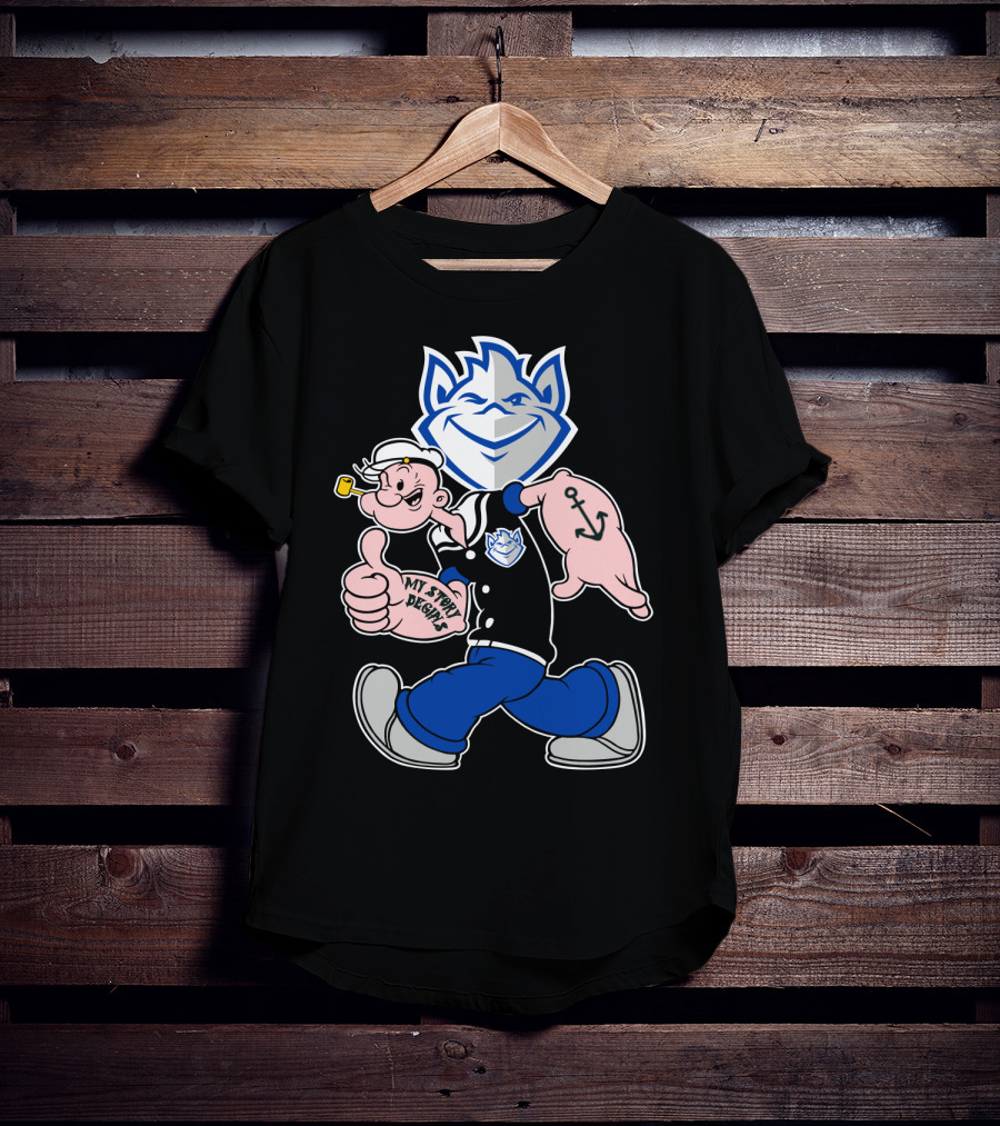 Saint Louis Billikens Popeye My Story Begins T-Shirt