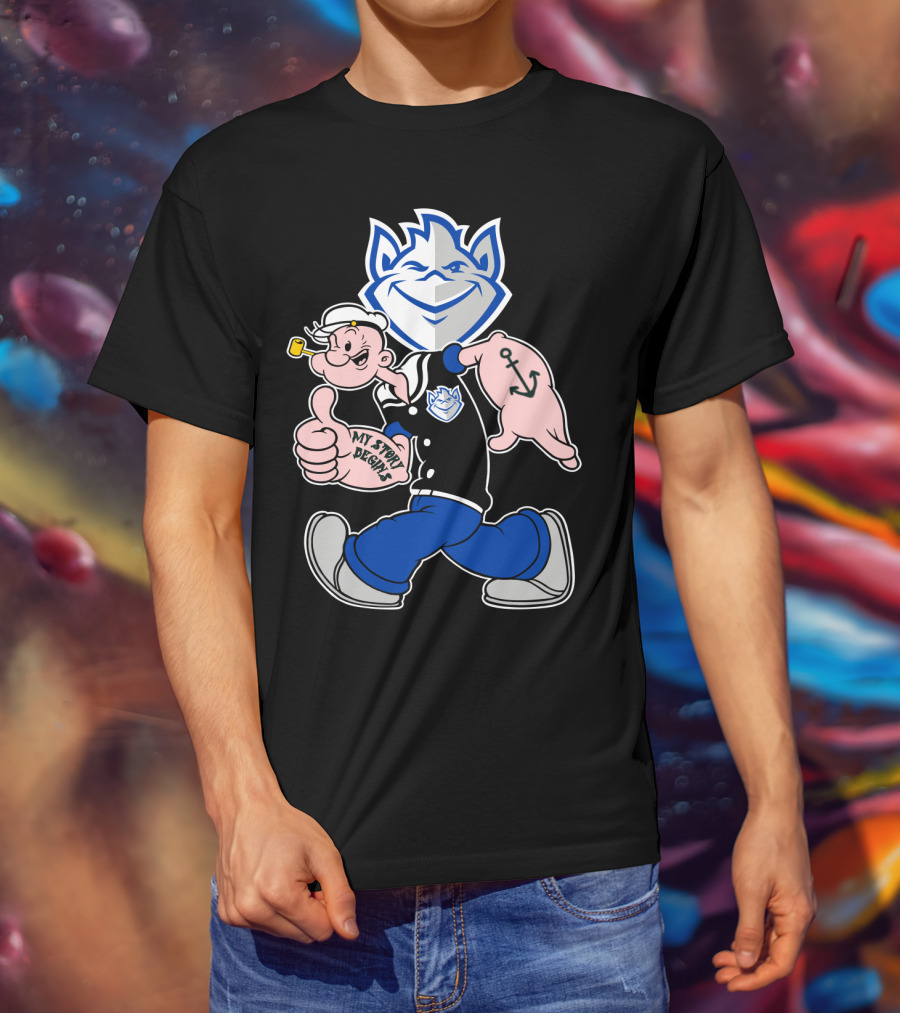 Saint Louis Billikens Popeye My Story Begins T-Shirt