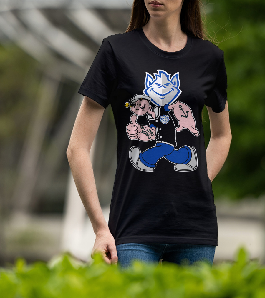 Saint Louis Billikens Popeye My Story Begins T-Shirt