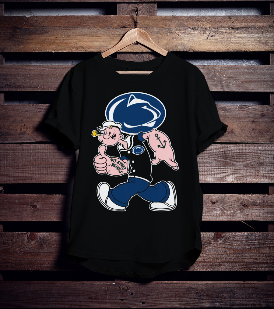 Penn State Nittany Lions Popeye My Story Begins T-Shirt