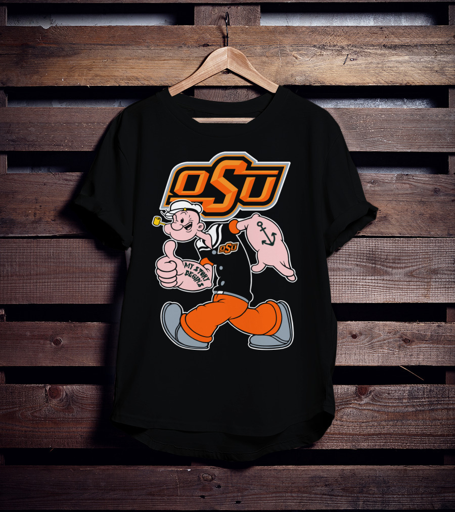 Osu Cowboy Popeye My Story Begins T-Shirt