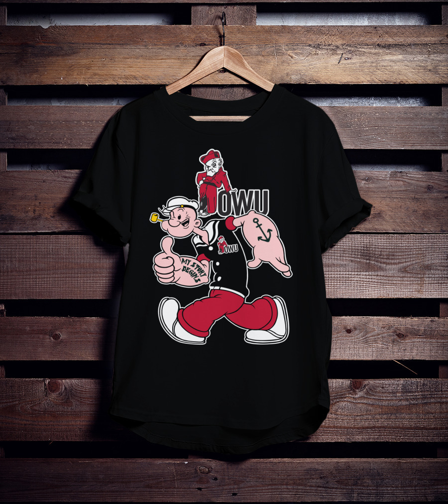Owu Ohio Wesleyan Battling Bishops My Story Begins T-Shirt