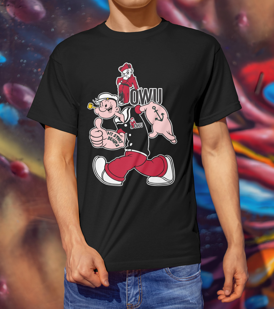 Owu Ohio Wesleyan Battling Bishops My Story Begins T-Shirt