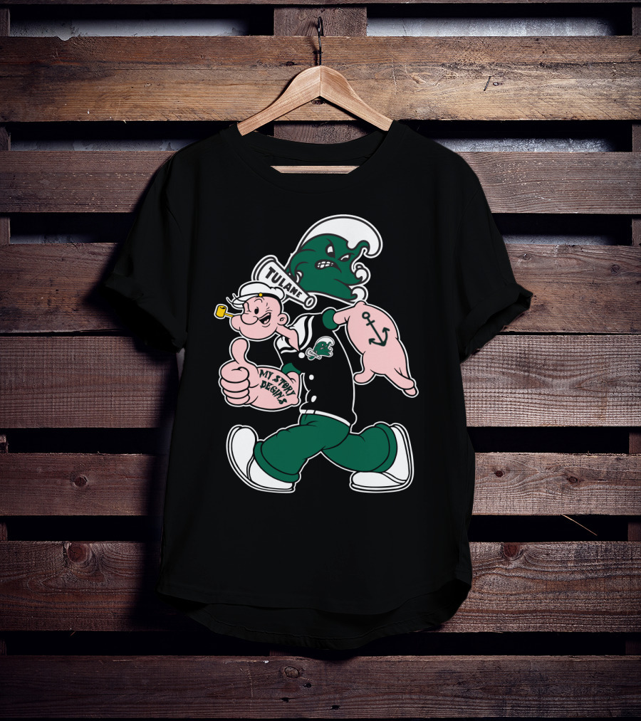 Tulane Green Wave My Story Designs T-Shirt